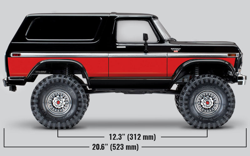 Traxxas 82246-4 TRX-4 Ford Bronco Ranger XLT Crawler RTR Clipless