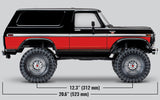 Traxxas 82246-4 TRX-4 Ford Bronco Ranger XLT Crawler RTR Clipless