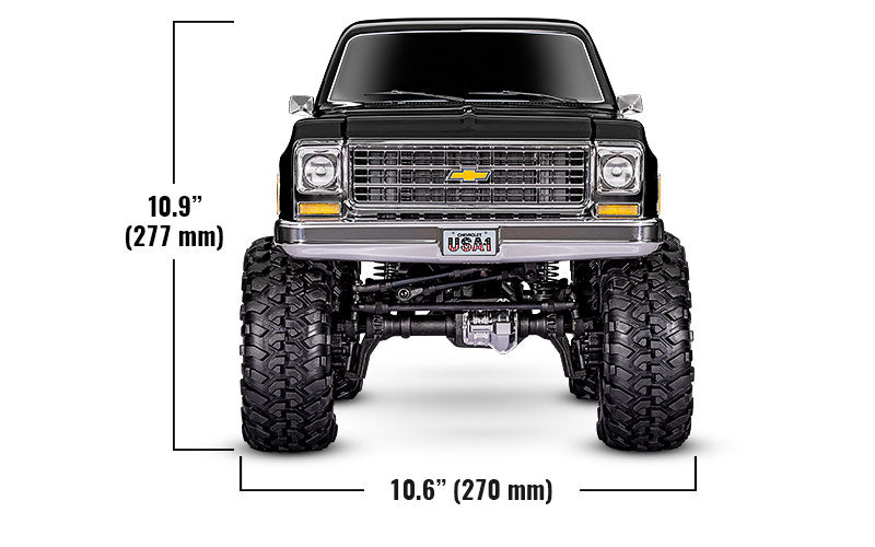 BLACK TILBUD - TRX-4 Crawler Chevrolet K10 High Trail RTR