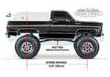 BLACK TILBUD - TRX-4 Crawler Chevrolet K10 High Trail RTR