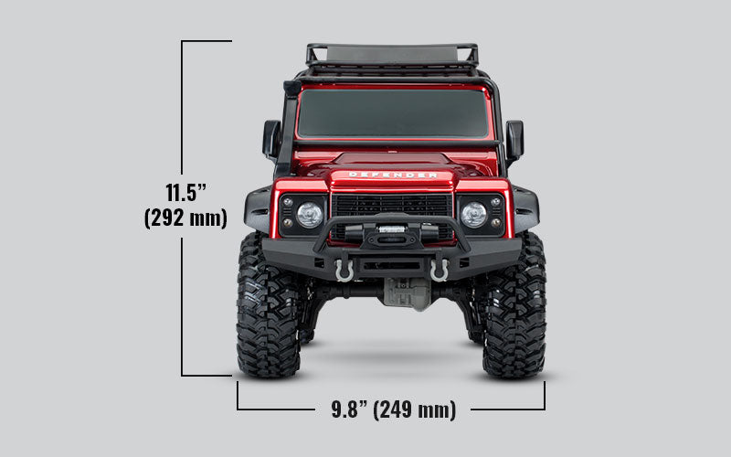 Traxxas 82256-4 TRX-4 Land Rover Defender Clipless RTR