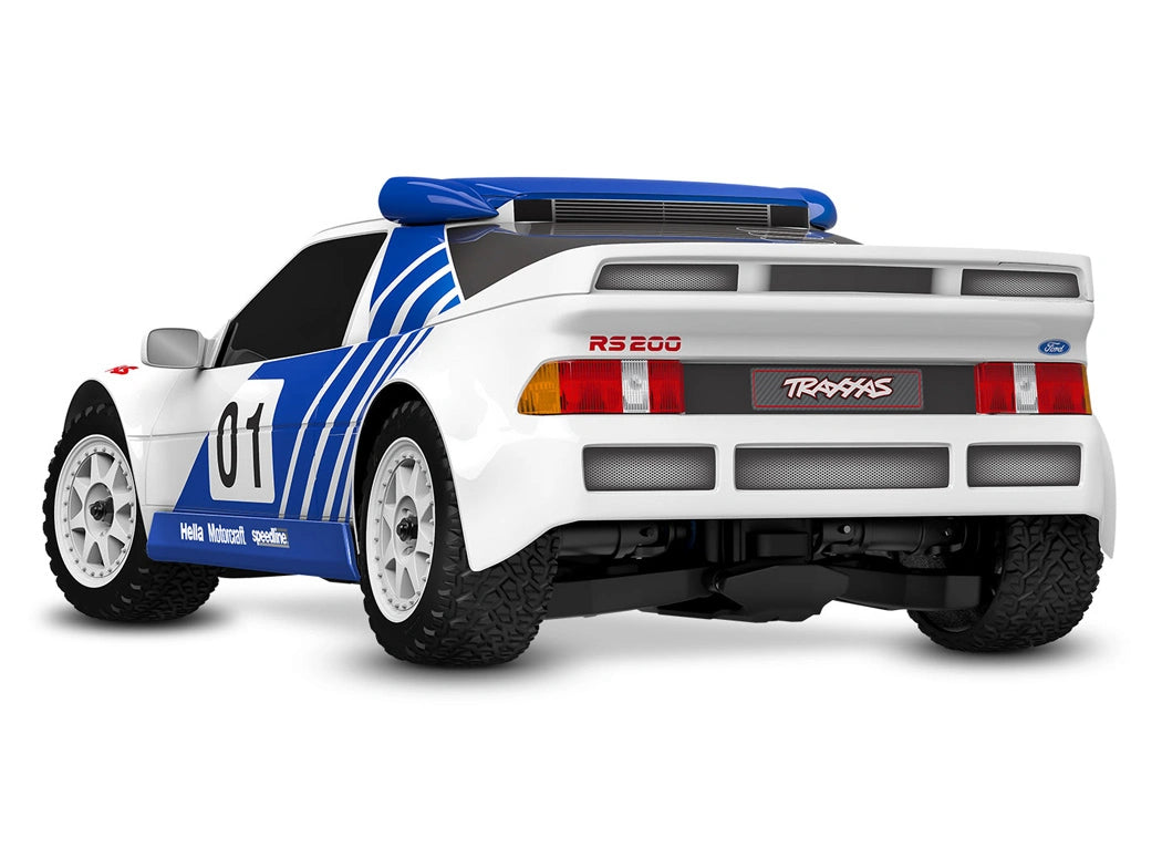 Mini Rally Ford RS200 RTR TQi VXL-3s - USB-C lader / 2s LiPo