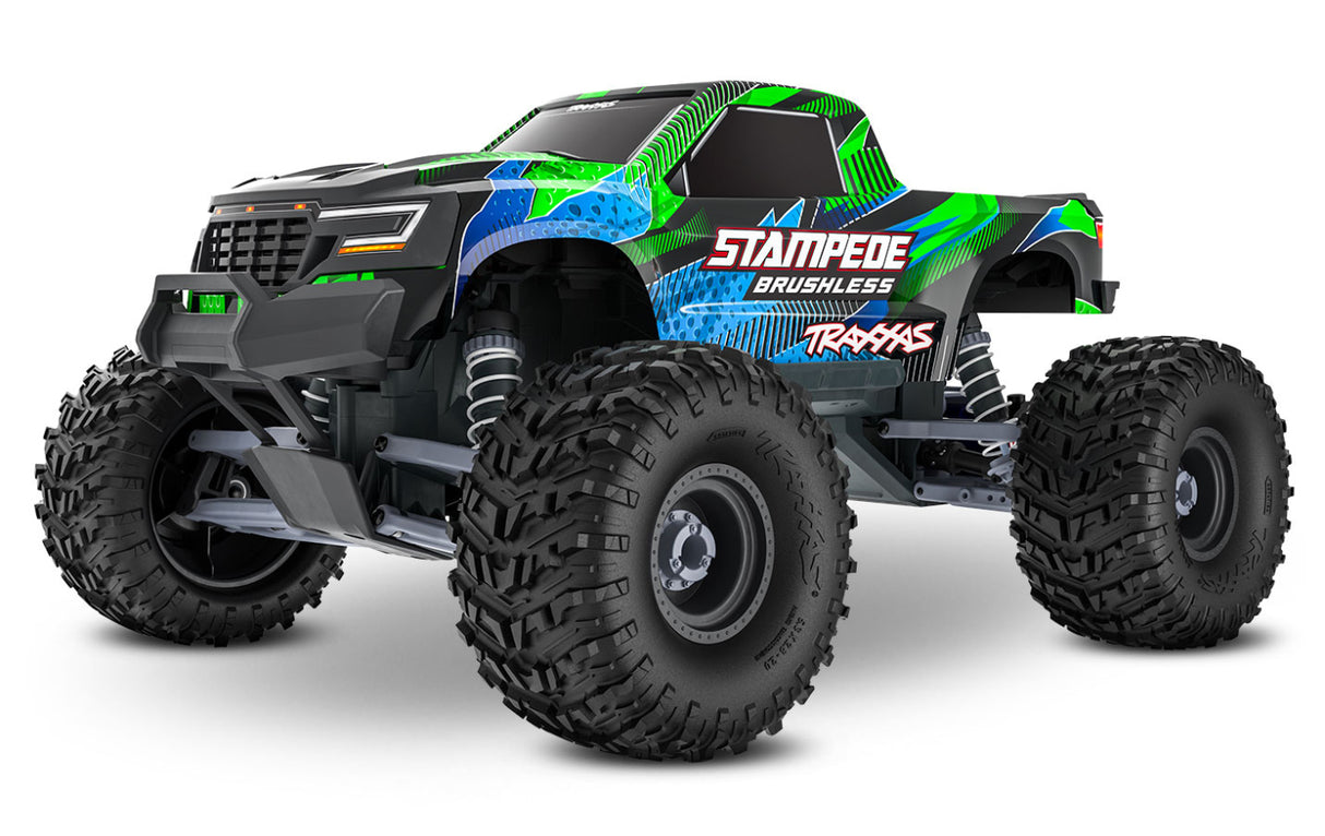Stampede 2WD 1/10 HD VX3 BL 3S RTR Green