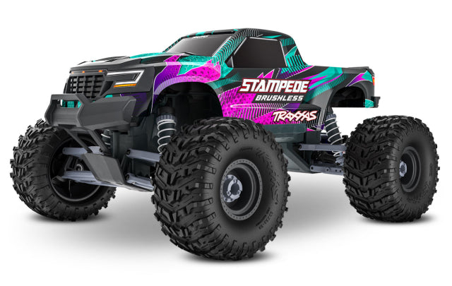 Stampede 2WD 1/10 HD VX3 BL 3S RTR Pink