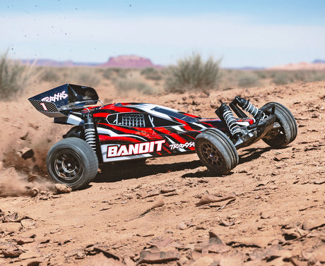 Bandit 2WD 1/10 RTR TQ EHD Red-X USB-C Charger /7 cell NiMH 3000mAh