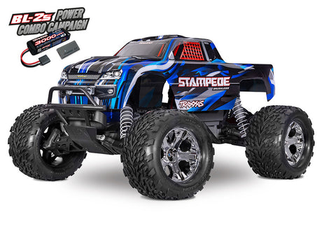 Traxxas 36354-4 Stampede 2WD 1/10 RTR TQ BL-2s HD