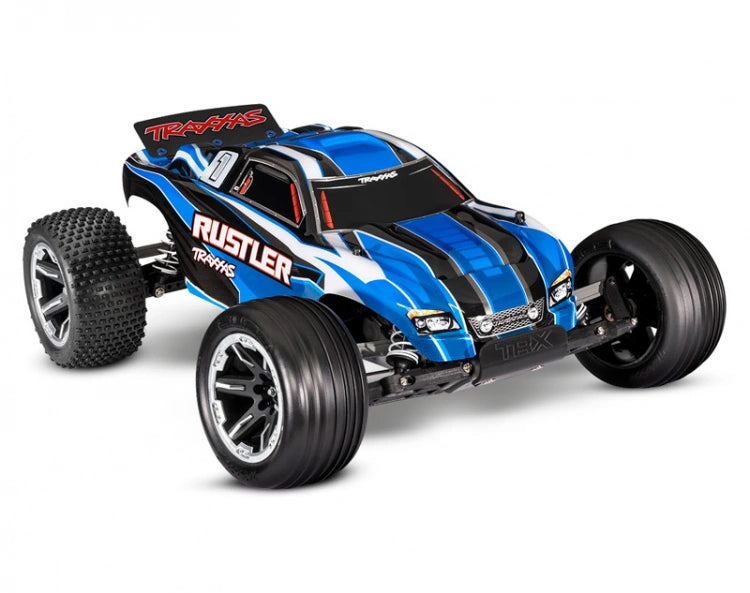 Traxxas Rustler Stadium Truck m. batteri og lader - 50 km/t!