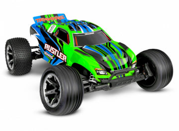 Traxxas 37254-8 Rustler 2WD 1/10 RTR TQ EHD USB-C - With Battery/Charger