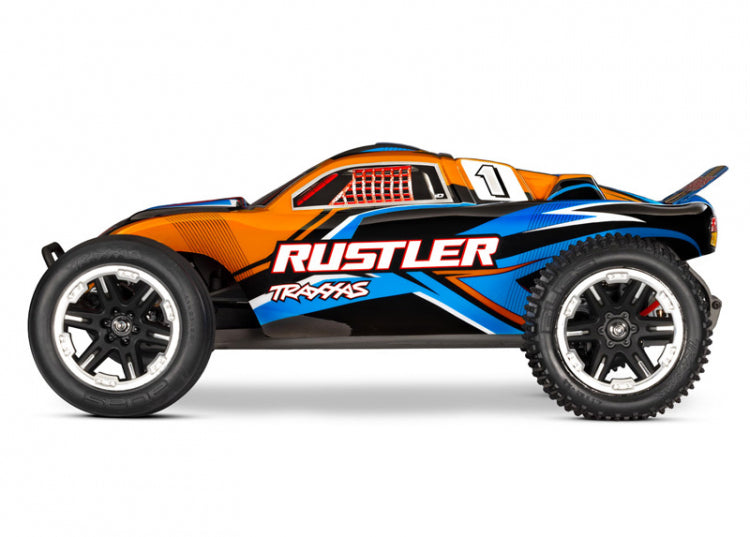 Rustler 2WD 1/10 RTR TQ EHD Orange USB-C - With Battery/Charger*