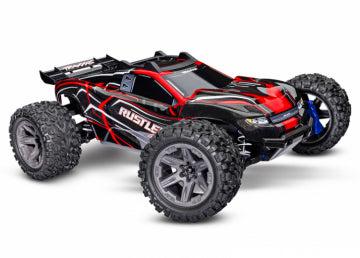 Traxxas 67164-4-RED - Rustler 4x4 BL-2s 1/10 RTR TQ Red