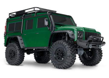 Traxxas 82256-4-GRN - TRX-4 Land Rover Defender Clipless Green RTR