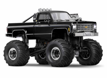 Traxxas 98064-1-BLK - TRX-4MT Chevrolet K-10 Monster Truck RTR Black - 2S LiPo/USB Charger