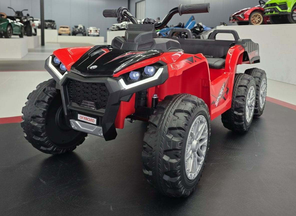 TrailBlazer 6-wheel electric children's quad 24V with loading platform