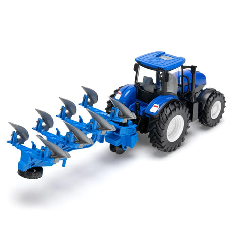 Fjernstyret traktor med plov og enkelthjul – Korody 1:24