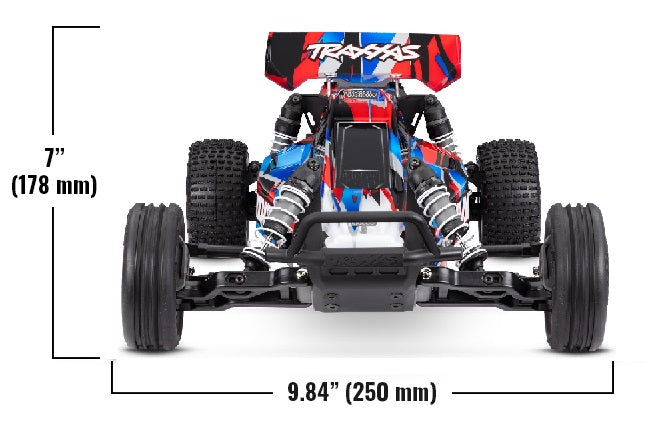 Traxxas 24254-8 Bandit 2WD 1/10 RTR TQ EHD USB-C Charger/ 7 cell NiMH 3000mAh