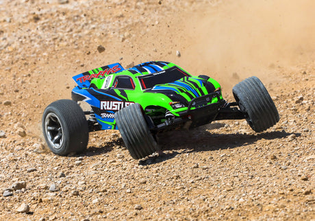 Traxxas 37254-8 Rustler 2WD 1/10 RTR TQ EHD USB-C - With Battery/Charger