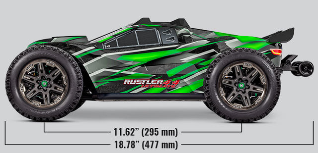 Traxxas 67097-4 Rustler 4x4 Ultimate VXL 1/10 RTR TQ
