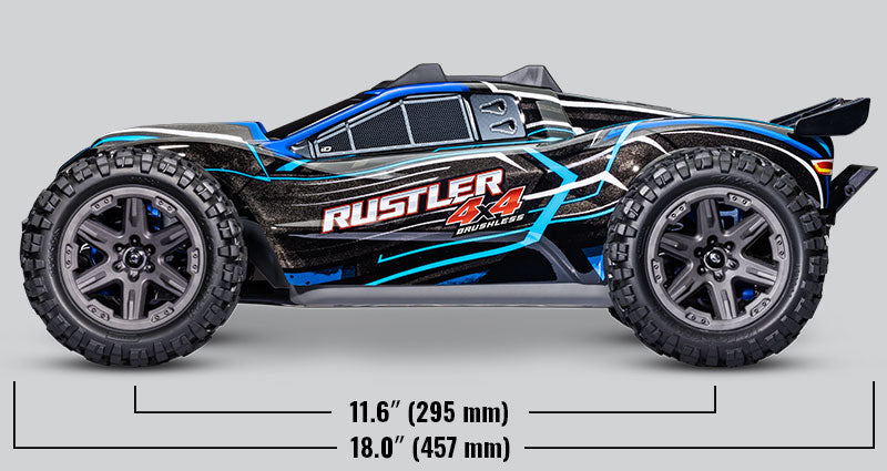 Traxxas 67164-4 Rustler 4x4 BL-2s 1/10 RTR TQ