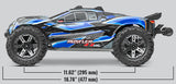 Traxxas 67376-4 Rustler 4x4 VXL 1/10 RTR TQi TSM EHD