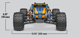 Traxxas 67376-4 Rustler 4x4 VXL 1/10 RTR TQi TSM EHD