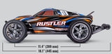 Traxxas Rustler 2WD BL-2s EHD - FREE LIPO COMBO DEAL