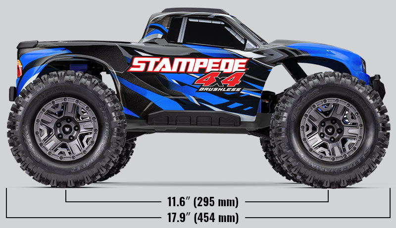 Traxxas 67154-4 Stampede 4x4 BL-2s EHD 1/10 RTR TQ