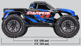 Traxxas 67154-4 Stampede 4x4 BL-2s EHD 1/10 RTR TQ