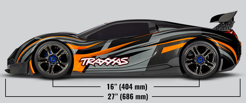 Traxxas 64077-3 XO-1 Supercar 1/7 RTR TQi Telemetry TSM