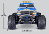 Traxxas 36334-4-R5 BIGFOOT No.1 Classic 1/10 RTR TQ BL-2S EHD