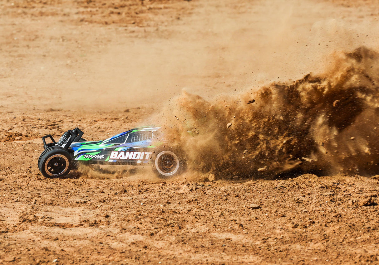 Traxxas 24254-8 Bandit 2WD 1/10 RTR TQ EHD USB-C Charger/ 7 cell NiMH 3000mAh