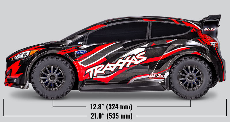 Traxxas 74154-4 Ford Fiesta ST Rally 1/10 4WD TQ BL-2S