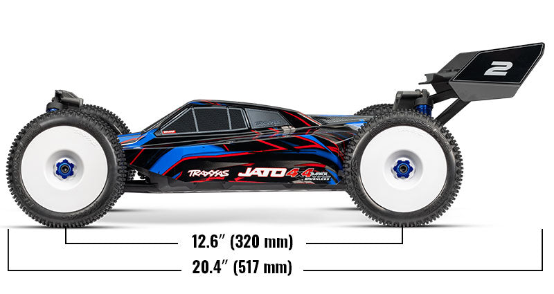 Traxxas 90386-4 Jato 4x4 1/8 VXL-4s EHD RTR