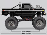 BLACK TILBUD - TRX-4MT Ford F-150 Monster Truck RTR - 2S LiPo/USB Charger