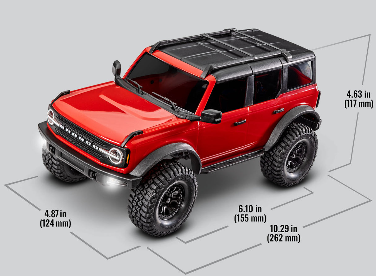 Traxxas 97054-1 TRX-4M 1/18 Land Rover Defender Crawler RTR - 2S LiPo/USB Charger