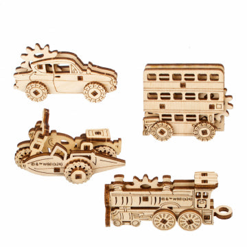 UGEARS Models 70262 - Ugears U-Fidget Magical Vehicles
