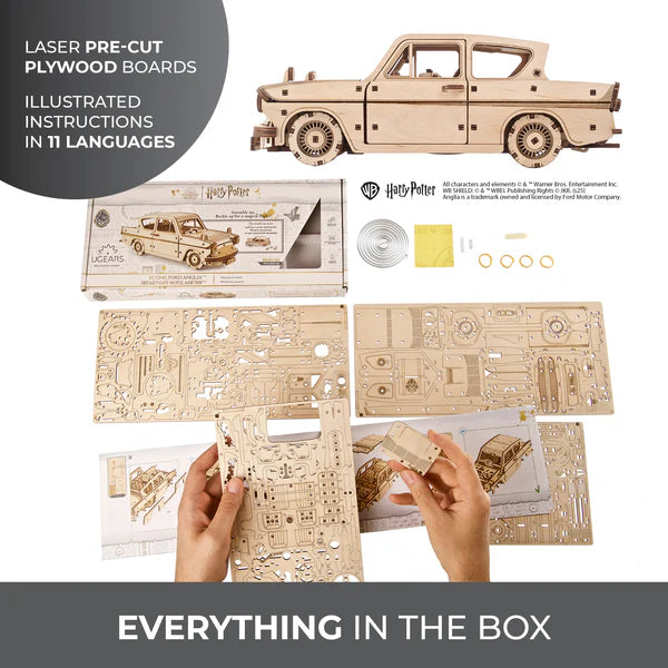 Ugears Flying Ford Anglia Harry Potter