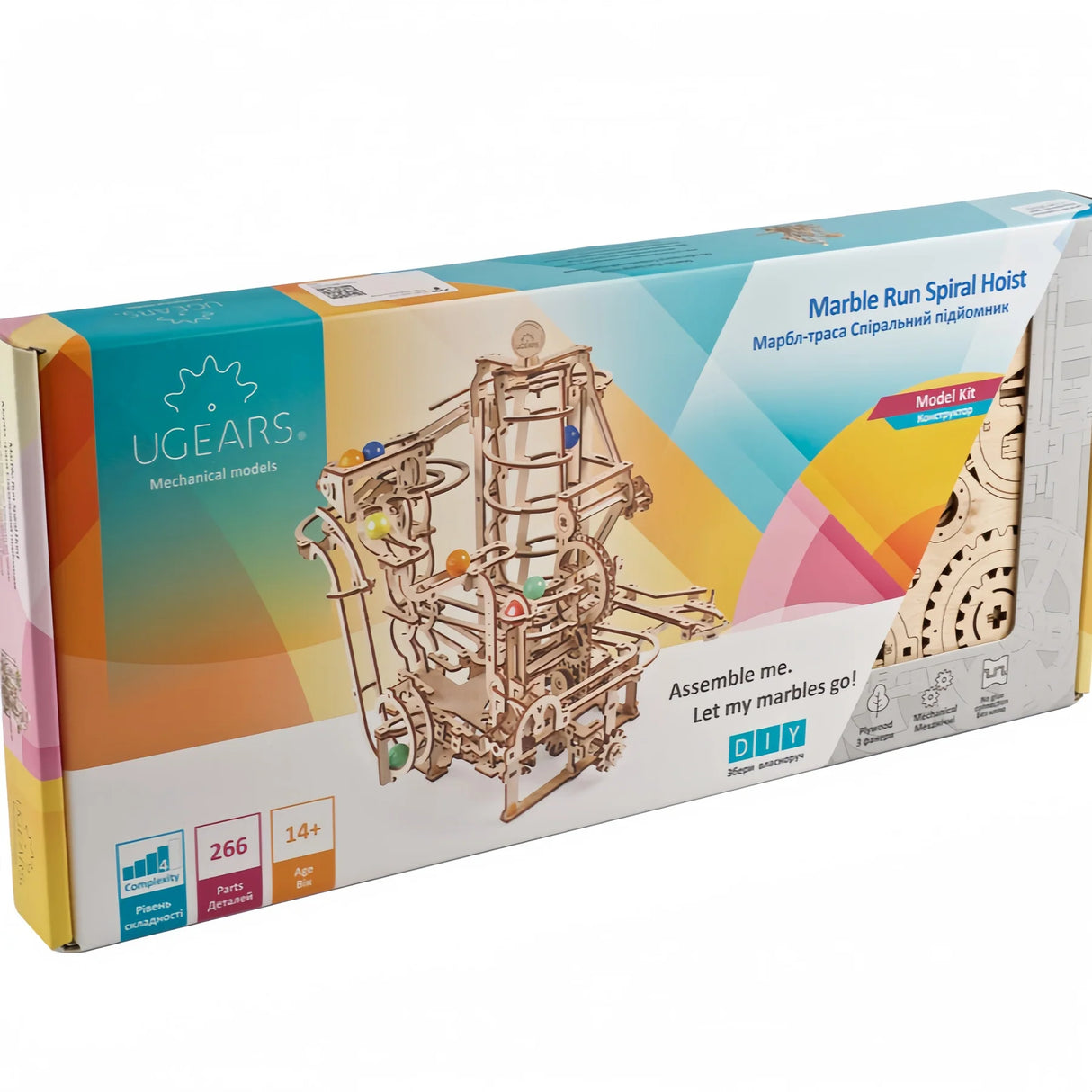 Ugears Marble Run Spiral Hoist (Marble - 4)