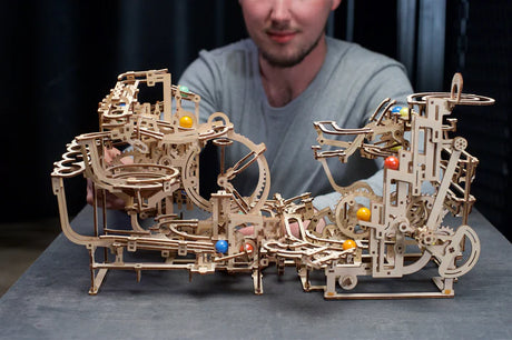 Ugears Marble Run Tiered Hoist (Marble - 3)