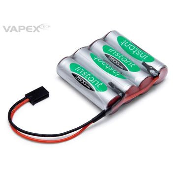 Vapex 4IN2500AA-S4-F2 - Receiver battery NiMH 4,8V 2500mAh Flat