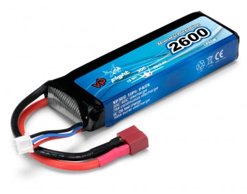 Vapex LP024FD - Li-Po Battery 2S 7,4V 2600mAh 30C T-Connector