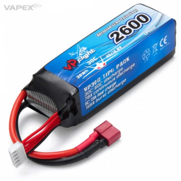 Vapex LP026FD - Li-Po Battery 4S 14,8V 2600mAh 30C T-connector