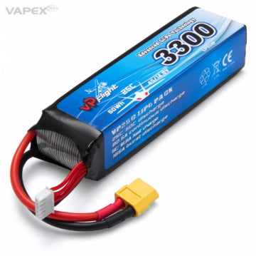 Vapex LP034FXT - Li-Po Battery 4S 14,8V 3300mAh 25C XT60-connector