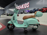 Vespa GTS børnescooter 12 volt med vindskærm