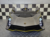 Electric children's car Lamborghini Auténtica 12 volt metallic gray
