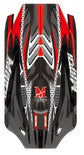 Bodyshell &amp; Wing Black/Red