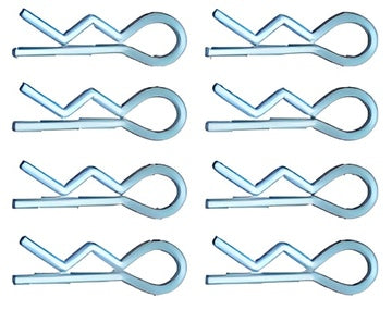 Body Clips 1.1x22.2mm (8)