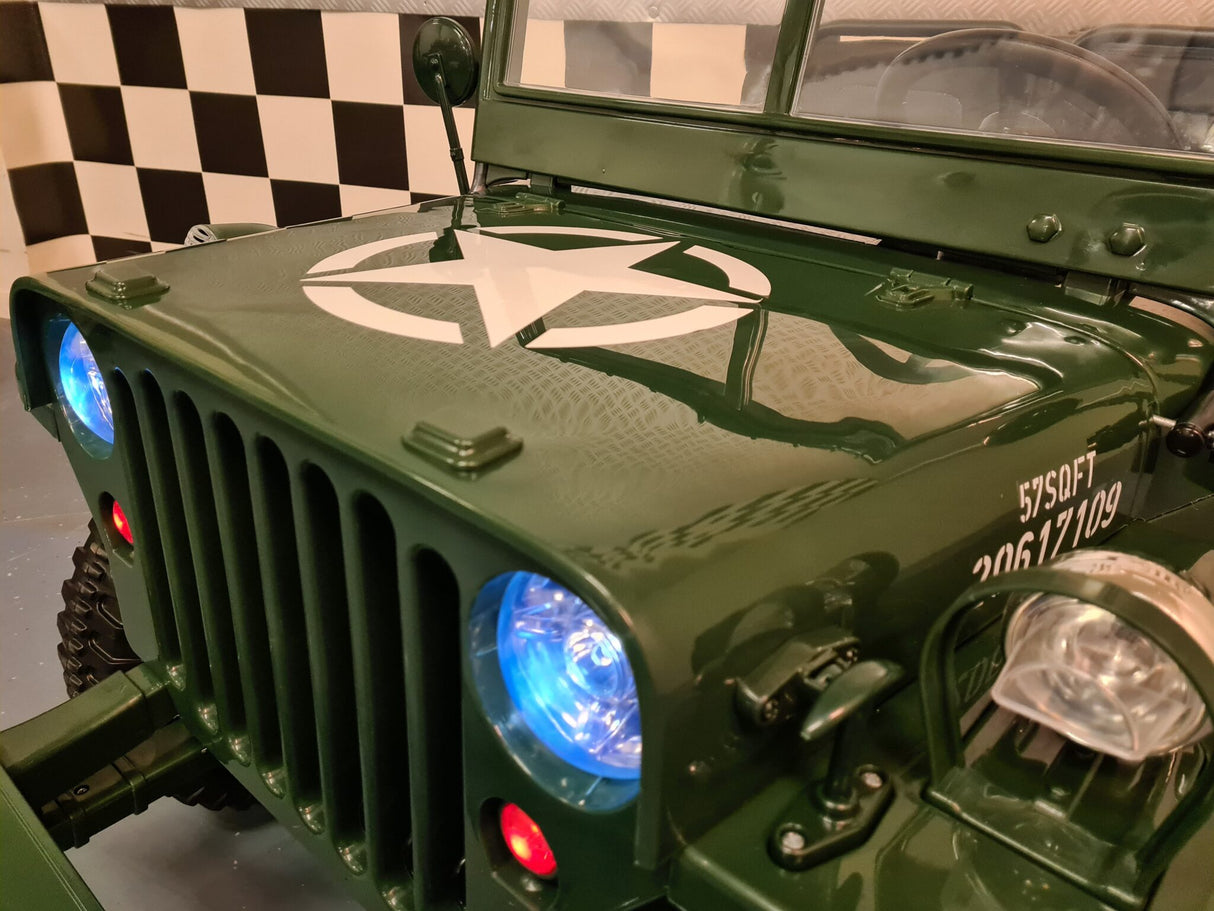 Electric children's jeep Willy's 24 volts with remote control