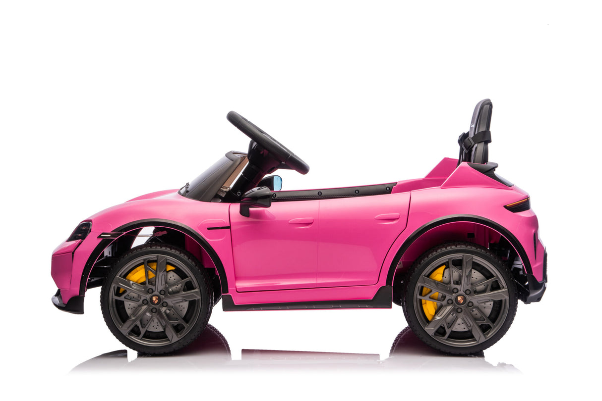 Elektrisk børnebil Porsche Taycan 1-personers 12 volt grå