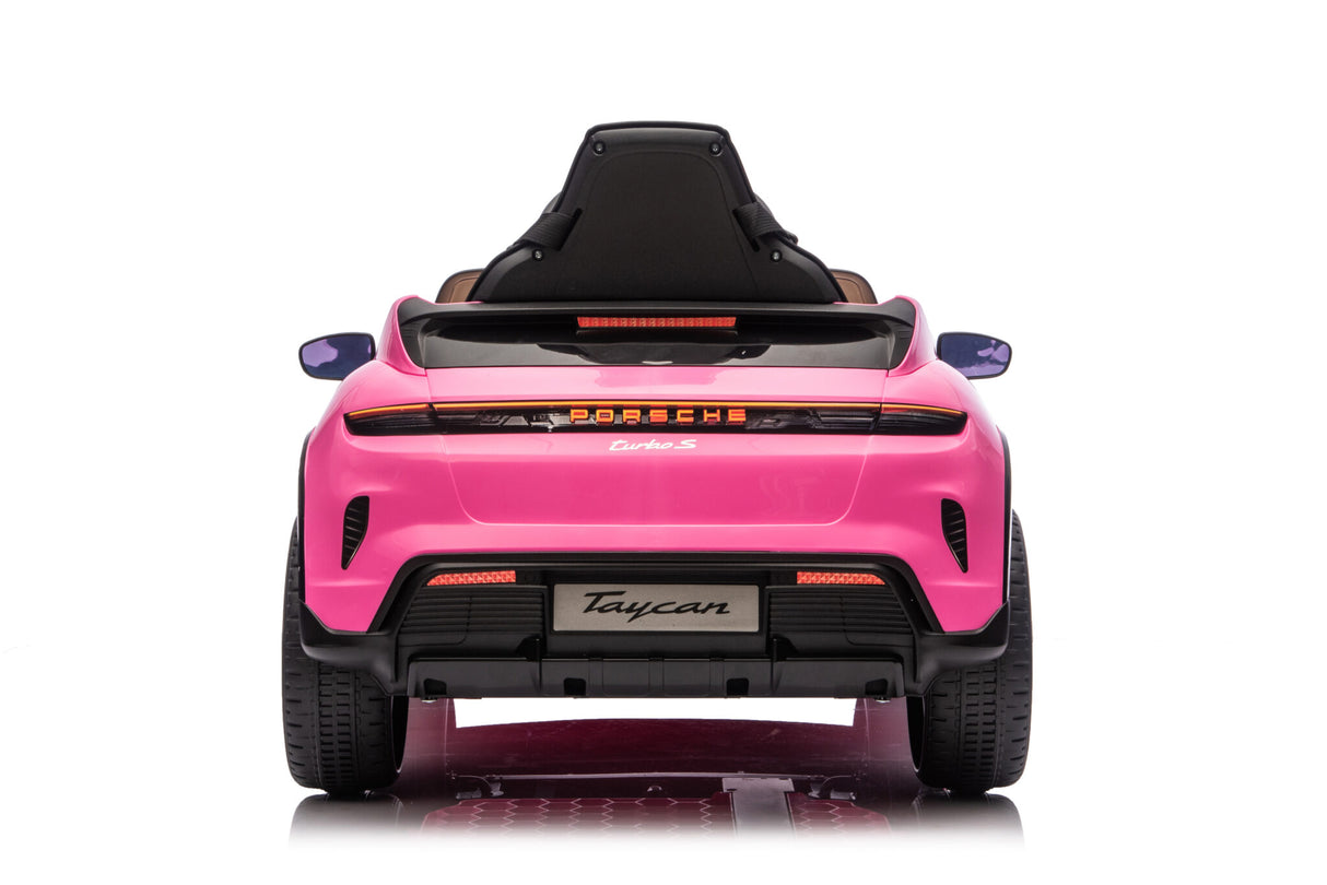Elektrisk børnebil Porsche Taycan 1-personers 12 volt grå