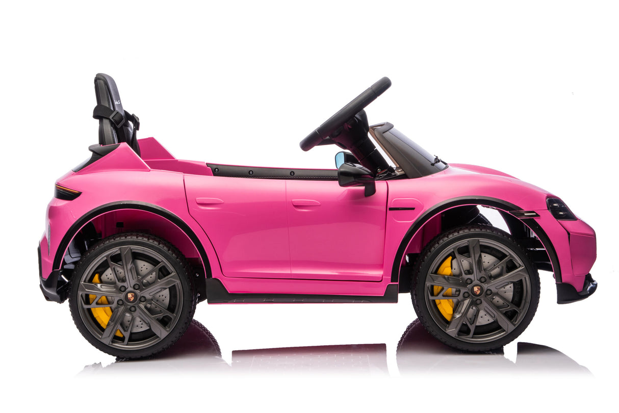 Elektrisk børnebil Porsche Taycan 1-personers 12 volt grå